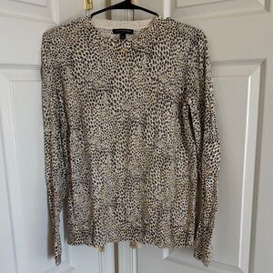 Banana Republic Leopard Animal Print Sweater